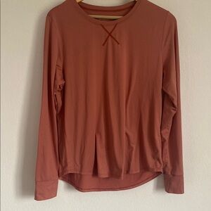 Carve Designs Long Sleeve Tee in Rust